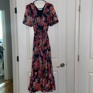 Calvin Klein floral midi/maxi dress